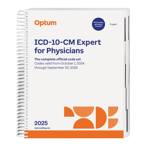 2025 ICD10CM Expert for Physicians with Guidelines